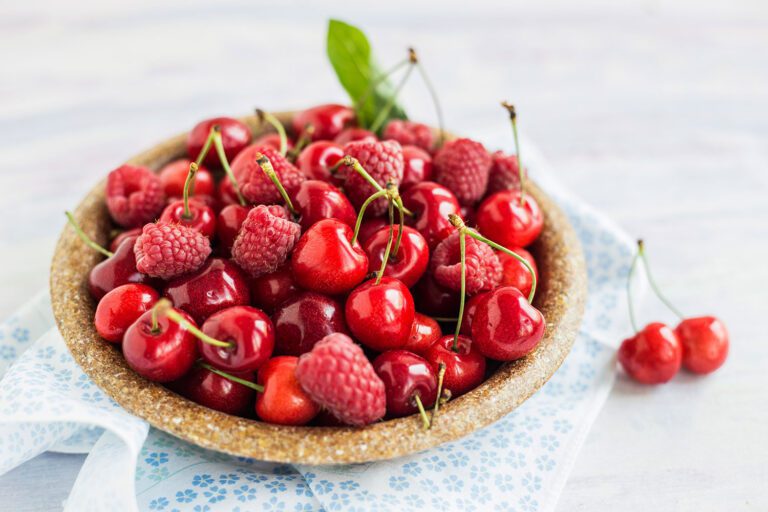 wheat germ plate with fruit, not safe for people with celiac disease
