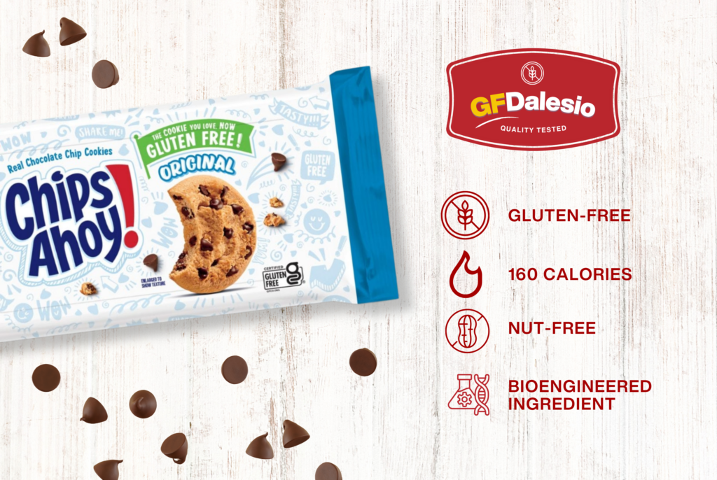 The Best Gluten Free Cookies - Gluten Free Chips Ahoy! GFDalesio quality tested seal