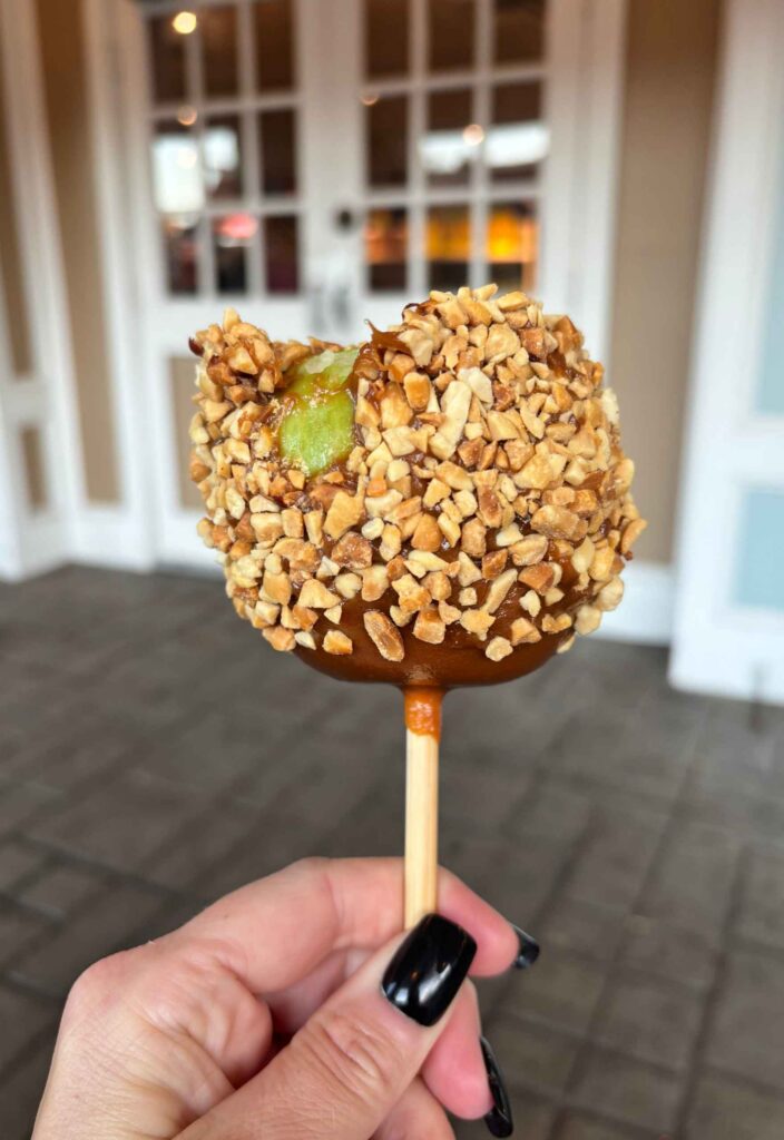 Gluten-Free Candy Apple at Six Flags 
